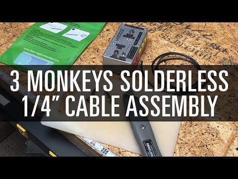 3 Monkeys Solderless Patch Cable Pedalboard Kit - 6 Plugs + 1.8mt Cable image 7