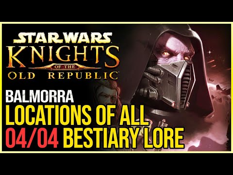Imperial Beastmaster of Balmorra The Old Republic - All Balmorra Bestiary Lore Objects
