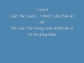 Honey Cocaine - Feel Shit Lyrics 