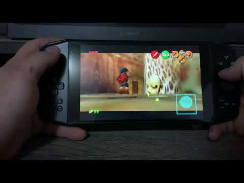 Aya Neo - Ocarina of Time PC port 60 fps - Gameplay