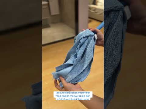 Gambar Krisbow Kepala Alat Pel Microfiber - Biru