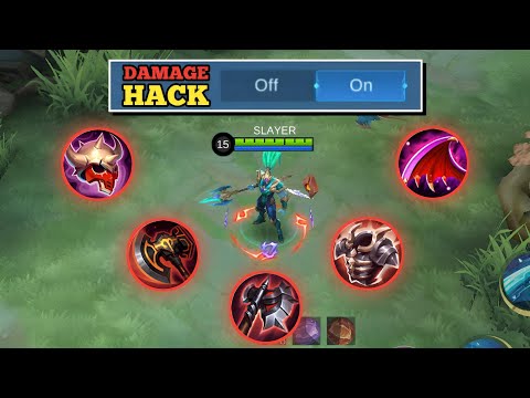 Red Build Alpha ay Subrang Sakit at Grabi ang Sustain | DAMAGE  HACK | MLBB