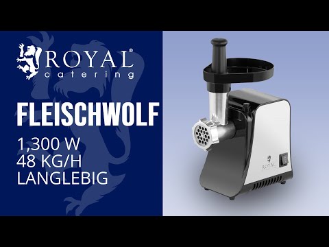 Video - Fleischwolf - Rücklauf - 48 kg/h
