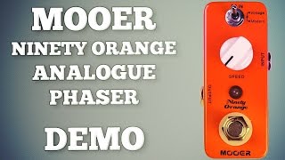 Video thumbnail for Mooer Ninety Orange Phaser Demo by Ryan Lutton
