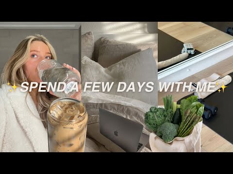 Spend a few days with me vlog (sunday vibes, romanticising London, walks and iced coffee recipe)￼