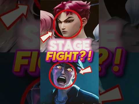 Did Abby and Jinu FIGHT Backstage?!😰💔 #kpopdemonhunters #sajaboys