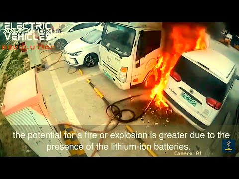TOP FIRES COMPILATION !Electric Cars And Batteries Catch On Fire And Explode! During Charging