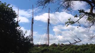 Tall Ships Float Past The Field