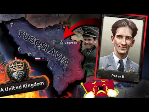 HOI4 | worst attempt at Yugoslavia Survival Challenge (ethnically impossible)