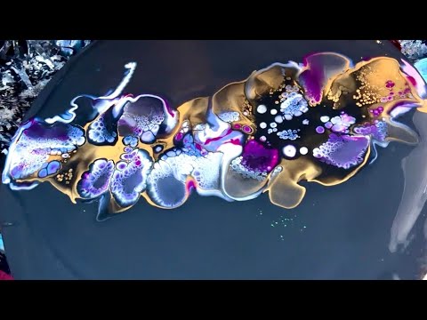 #297 Gorgeous Gold Cell Activator! And A Bonus Bloom Flip Cup! Fluid art/ pour painting