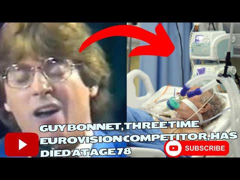 Guy Bonnet, triple concurrent de l'Eurovision, est décédé à 78 ans
