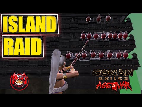 How to raid pillar bases without arrows and bat rider : conan exiles age of war raid & pvp chapter 3