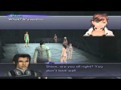 Xenosaga III HD Cutscene 081 - Shion Collapses Again (CAT Testing Ground) - ENGLISH - SWIMSUIT MODE