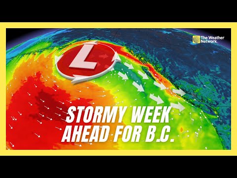Storm Parade to March Into B.C. With Multiple Systems | #forecast