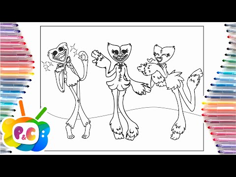 3 versions Kissy Missy/Kissy Missy Coloring pages / Tobu - Candyland [NCS Release]