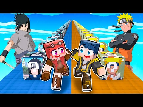 LA CORSA DEI LUCKY BLOCK DI NARUTO SU MINECRAFT!