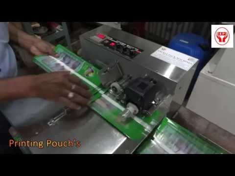 Automatic batch printing machine working