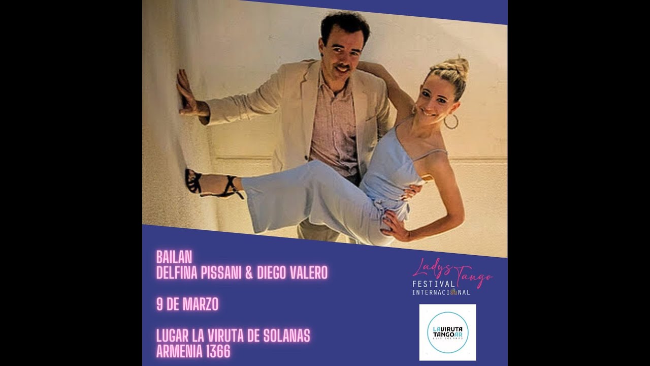 Video thumbnail for Delfina Pissani y Diego Valero - Ladys Tango 2024 en La Viruta