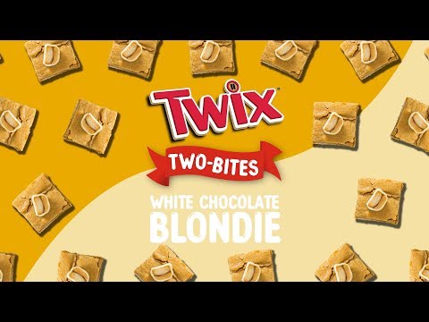 Twix® Two-Bites White Chocolate Blondies
