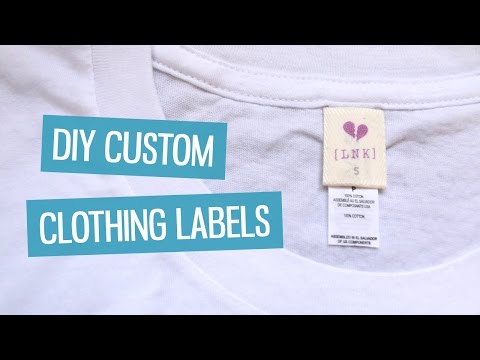 DIYのカスタム衣類のラベル｜CharliMarieTV (DIY custom clothing labels | CharliMarieTV)