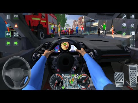 Taxi sim 2020 | New Luxury Bugatti Divo in city car driving👮🚖car games android ios and mobile games