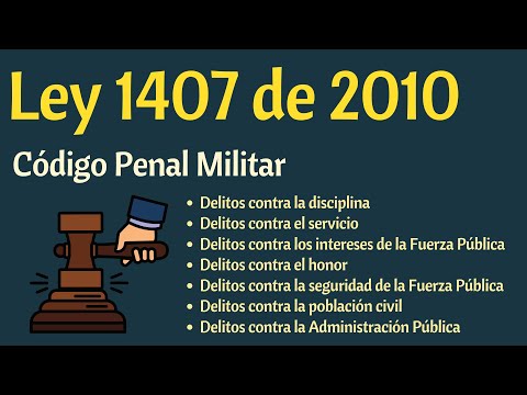 Law 1407 of 2010 Military Penal Code - Special Part Crimes
