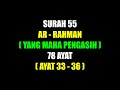 Ar Rahman Part 5 Ayat 33 36