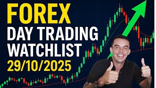 Forex Day Trading Watchlist 29/10/2025 | BUY GBPUSD SELL AUDUSD?