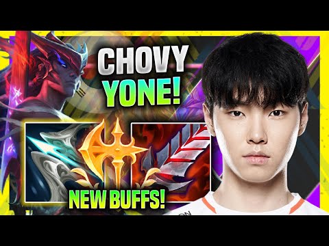 CHOVY TRIES YONE WITH NEW BUFFS! - HLE Chovy Plays Yone Mid vs Ryze! | Season 11