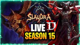 🔥Diablo 4 Season 15 LIVE : Ask Anything : Commands type !level !builds (For Vids)