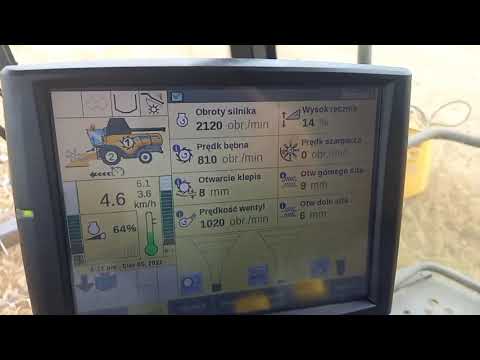 Żniwa. Połamał nowo belarke case belki pogoł jak dobijał pokosy. Chytry traci raz kase i zdrowie