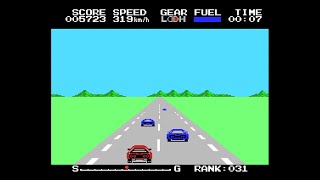 MSX Game: Hyper Rally (1985 Konami)