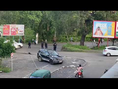 Mayotte Kawéni Direction Majicavo Koropa où Majicavo rentre au bercaille machaka mchakiki.