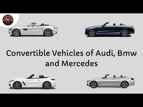 Cabrio-Fahrzeuge von Audi, Bmw und Mercedes