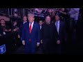 Donald Trump Entrance At UFC 309 Jones Vs Miocic In MSG 11 Days After Winning Election