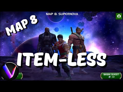 AQ Map 8 Item-less tips and techniques  -  Shadenfreude Combat Deja Vu, Footloose Show Stopper MCoC