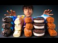 ASMR CANDY ICE CREAM BARS MILKA OREO SNICKERS BOUNTY CHOCOLATE DESSERT MUKBANG EATING SOUNDS