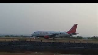 Delhi to Nanded airindia landing.