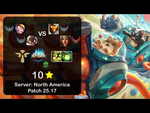 Blitzcrank Support + Corki vs Bard + Sivir - NA Challenger - Patch 25.17