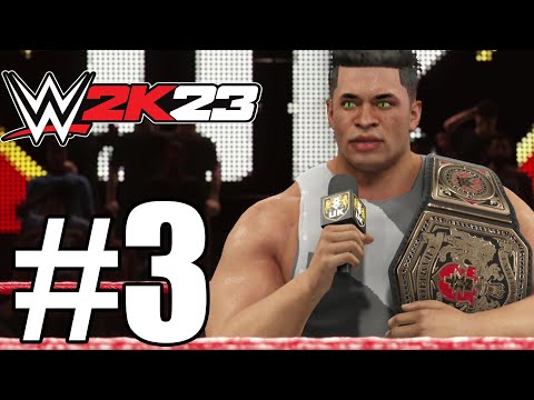 WWE 2K23 My Rise The Lock Gameplay Walkthrough Part 3 - NXT UK Champ