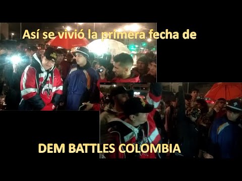ASI FUE LA PRIMERA DEM BATTLES COLOMBIA (VLOG)