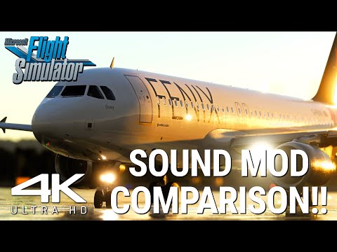 Microsoft Flight Simulator 2020 | Fenix A320 Sound Mod Comparisons | CFM VS IAE VS DEFAULT CFM | 4K