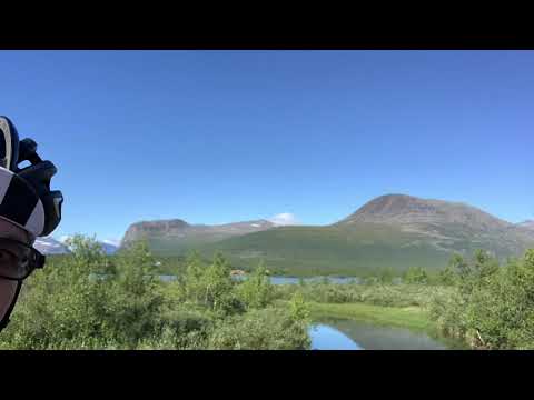 2022-08-06 solitary cycling in northern Sweden