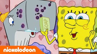 Download lagu SpongeBob | SpongeBob Mengobati Wajah Remis Pearl! | Nickelodeon Bahasa mp3