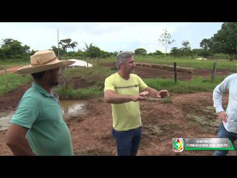 CMBTE - VEREADOR CLAUDIO CAMPOS VISITA PROPRIEDADE RURAL NA COMUNIDADE SÃO BENTO 