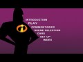 The Incredibles DVD Menu
