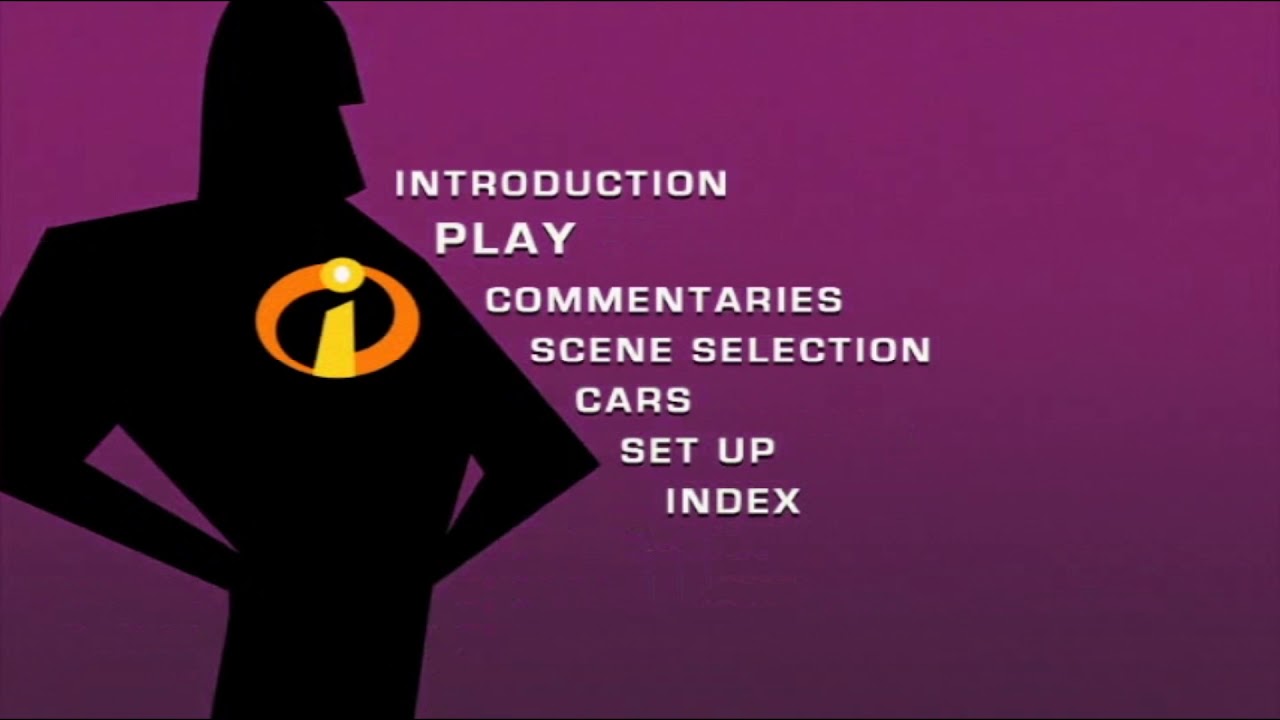The Incredibles DVD Menu