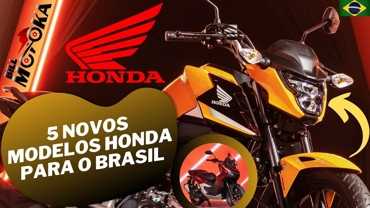 OFICIAL: 5 novos modelos HONDA no Brasil, linha CG 160 com a nova TITAN 160 ABS + ADV 160 2025.