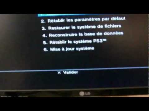 comment reparer disque dur ps3