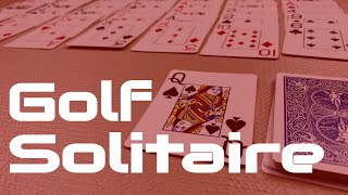 How to Play Golf Solitaire